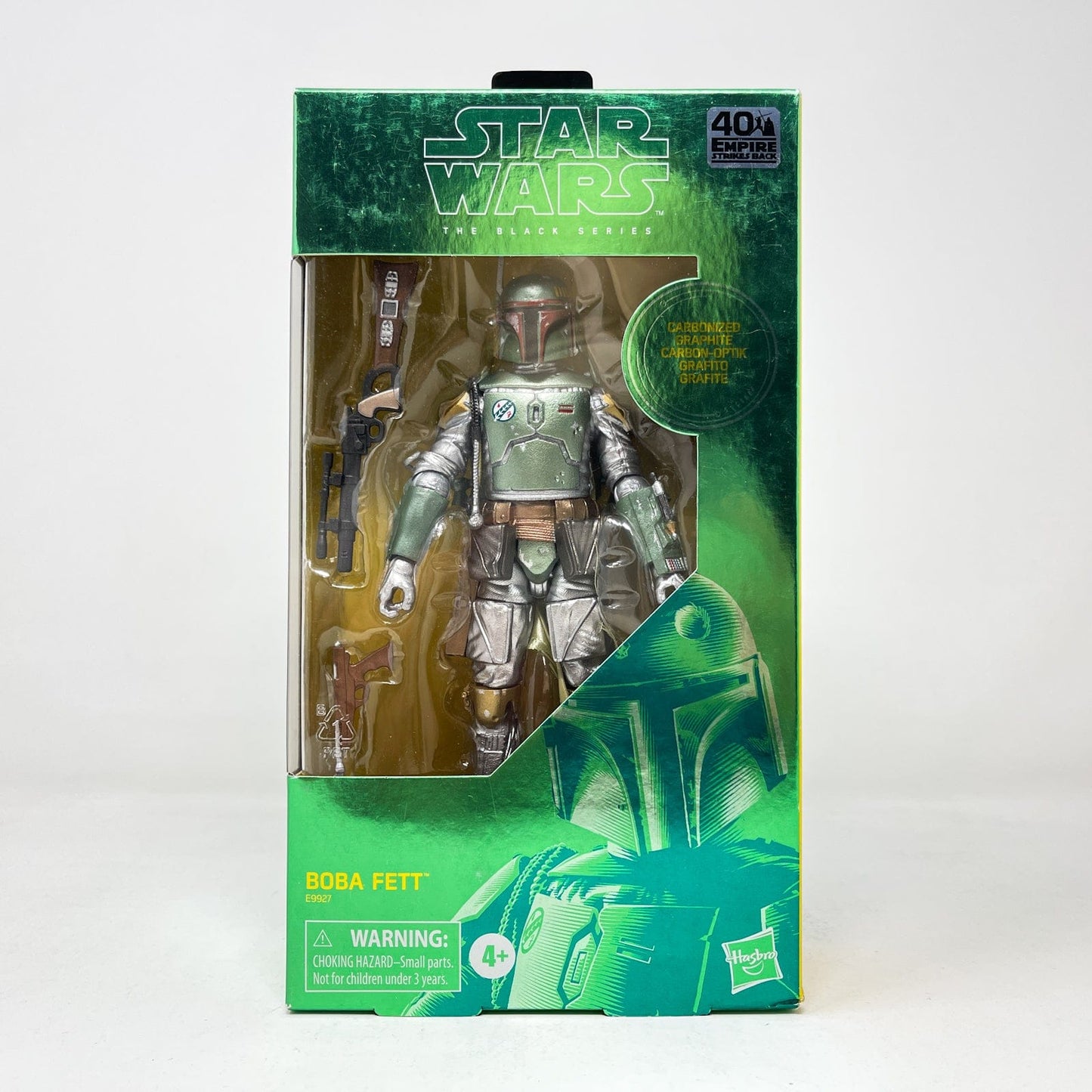 Vintage Hasbro Star Wars Black Series Sealed Figures Boba Fett (Carbonized) - Black Series Hasbro Star Wars Action Figure