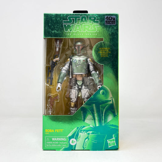 Vintage Hasbro Star Wars Black Series Sealed Figures Boba Fett (Carbonized) - Black Series Hasbro Star Wars Action Figure