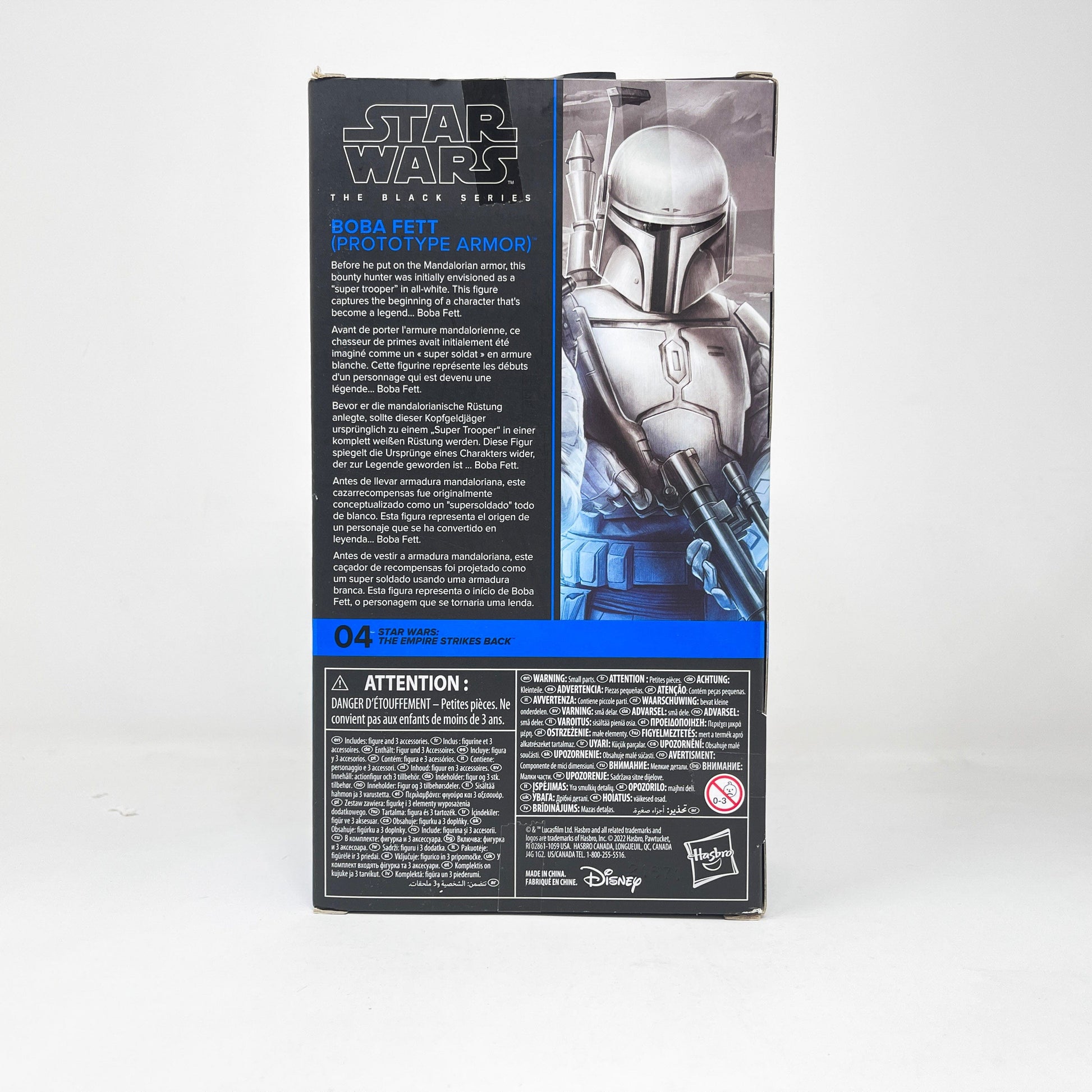 Vintage Hasbro Star Wars Black Series Sealed Figures Boba Fett Prototype Armor ESB 04- Black Series Hasbro Star Wars Action Figure