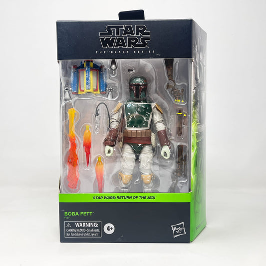 Vintage Hasbro Star Wars Black Series Sealed Figures Boba Fett (ROTJ - Deluxe) #06 - Hasbro Black Series (2021)