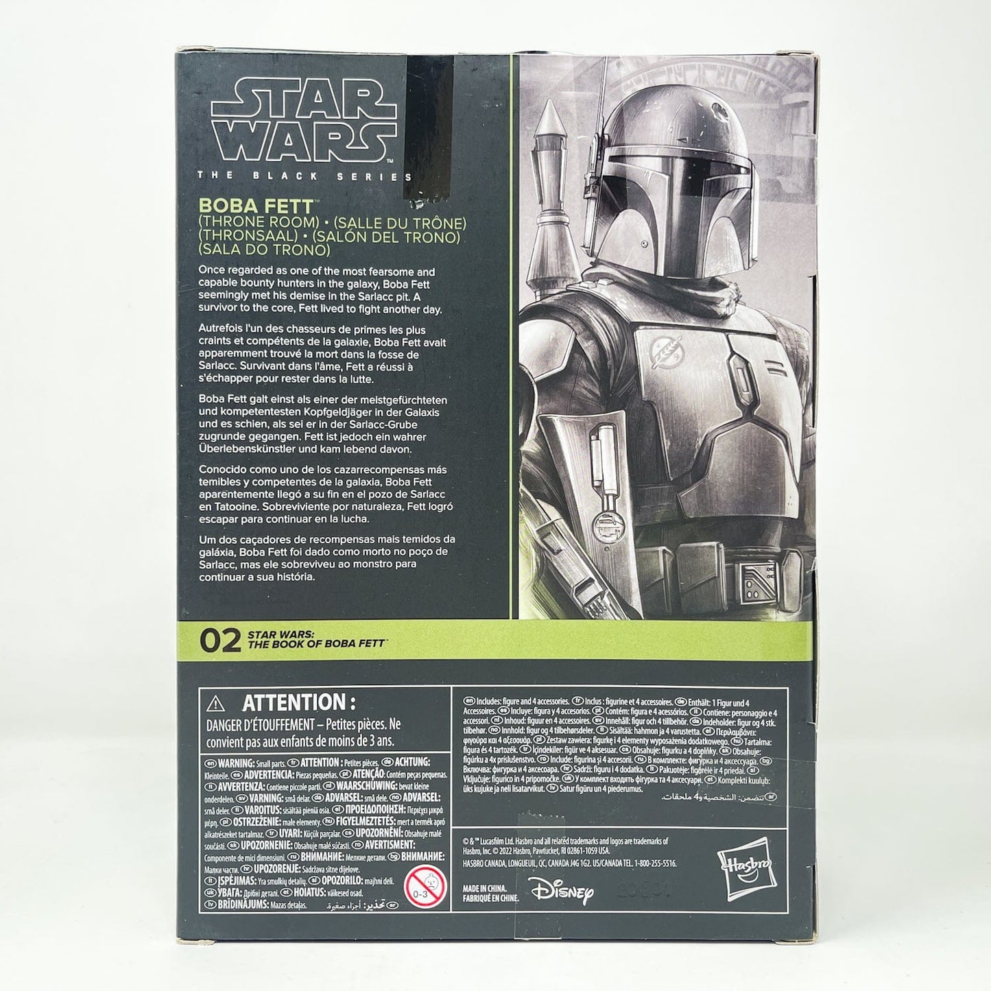 Vintage Hasbro Star Wars Black Series Sealed Figures Boba Fett (Throne Room - Deluxe) BOBF 02 - Black Series Hasbro Star Wars Action Figure