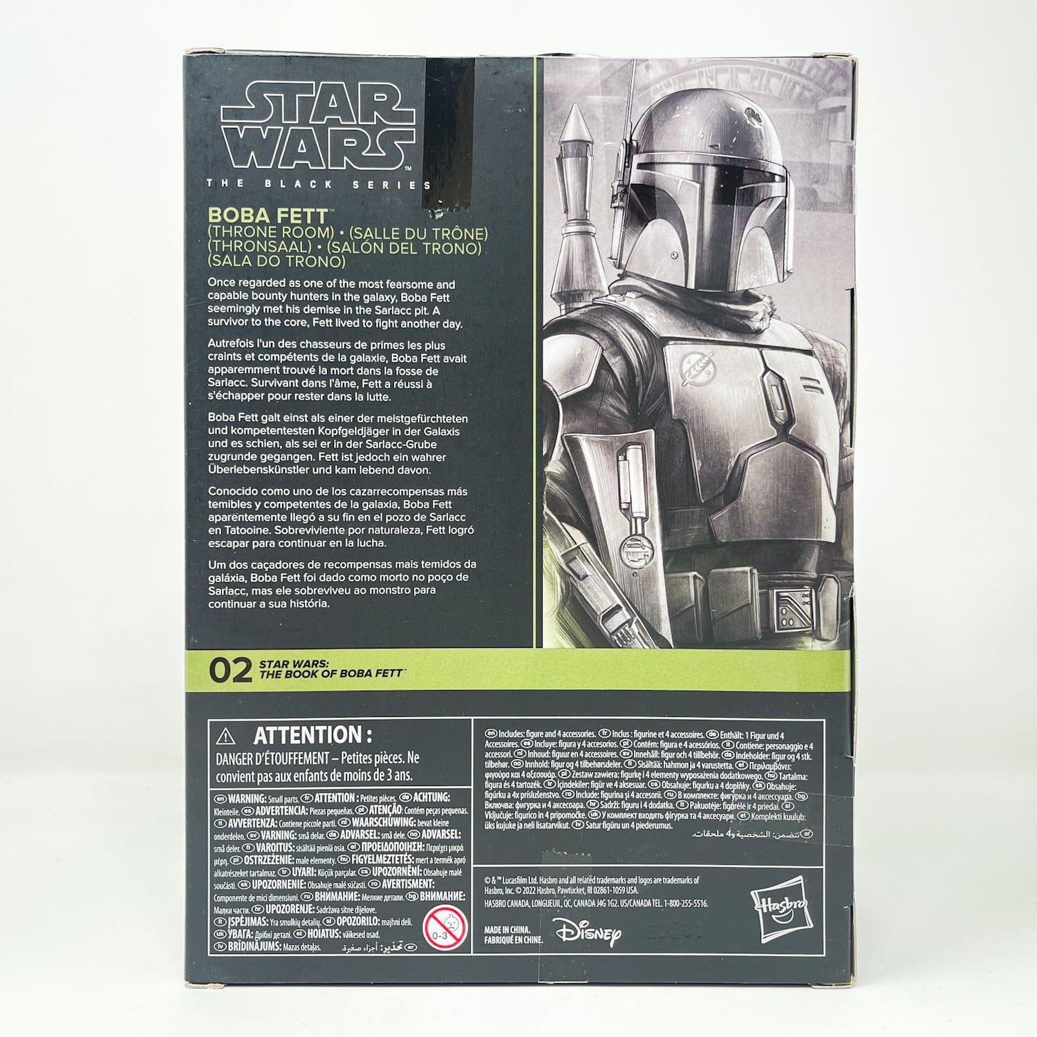 Vintage Hasbro Star Wars Black Series Sealed Figures Boba Fett (Throne Room - Deluxe) BOBF 02 - Black Series Hasbro Star Wars Action Figure