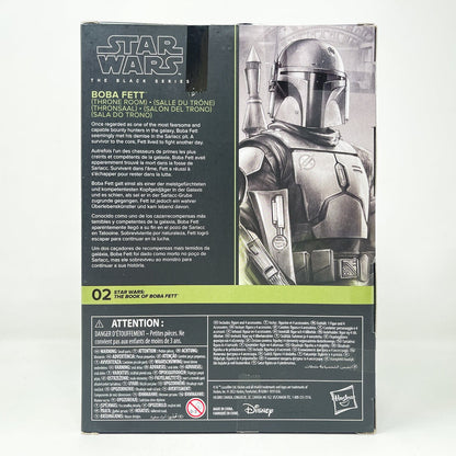 Vintage Hasbro Star Wars Black Series Sealed Figures Boba Fett (Throne Room - Deluxe) BOBF 02 - Black Series Hasbro Star Wars Action Figure