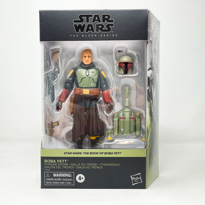 Vintage Hasbro Star Wars Black Series Sealed Figures Boba Fett (Throne Room - Deluxe) BOBF 02 - Hasbro Black Series (2023)