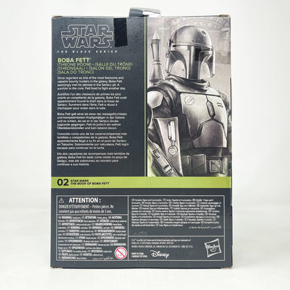 Vintage Hasbro Star Wars Black Series Sealed Figures Boba Fett (Throne Room - Deluxe) BOBF 02 - Hasbro Black Series (2023)