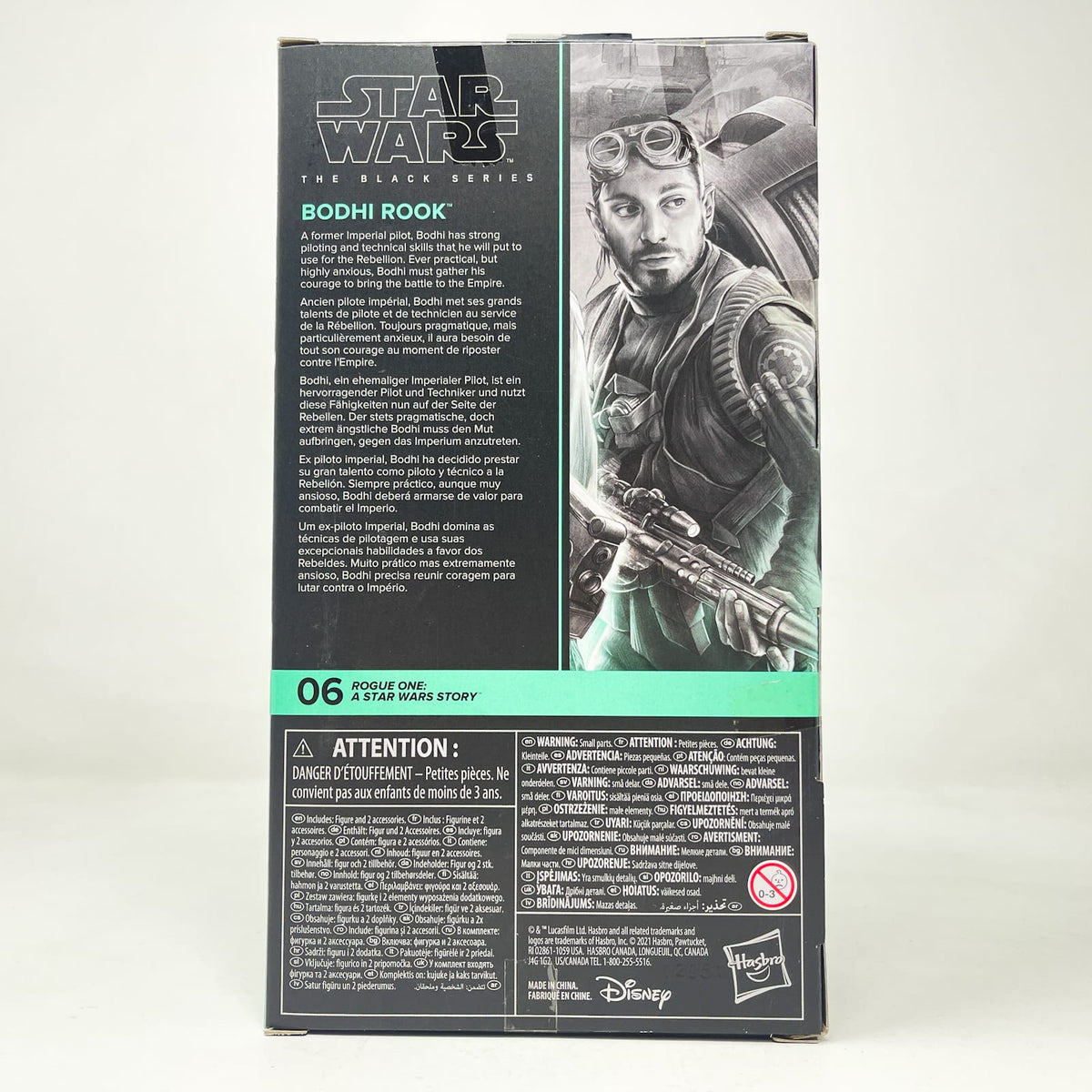 Vintage Hasbro Star Wars Black Series Sealed Figures Bodhi Rook RO06 - Hasbro Black Series (2021)