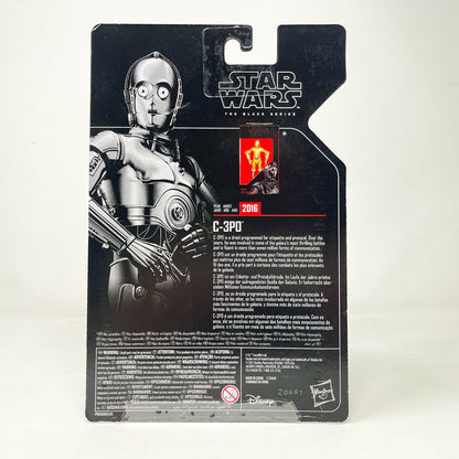 Vintage Hasbro Star Wars Black Series Sealed Figures C-3PO (Archive) - Hasbro Black Series Star Wars Figure