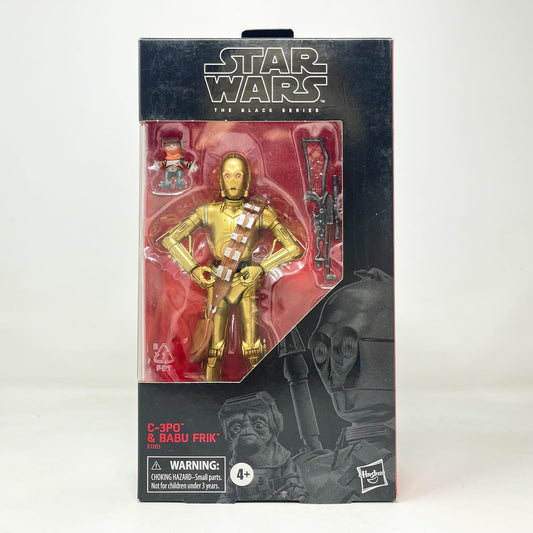 Vintage Hasbro Star Wars Black Series Sealed Figures C-3PO & Babu Frik - Hasbro Black Series (2017)