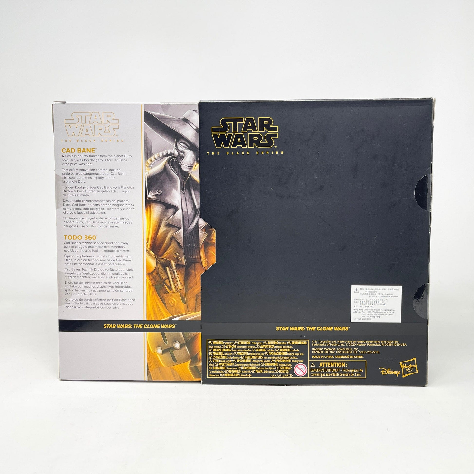 Vintage Hasbro Star Wars Black Series Sealed Figures Cad Bane & Todo 360 (Deluxe) - Black Series Hasbro Star Wars Action Figure