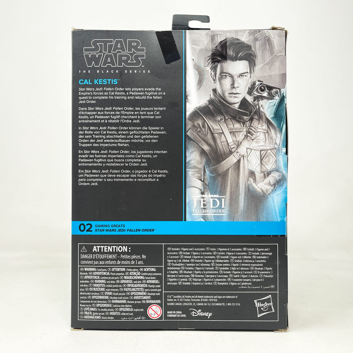 Vintage Hasbro Star Wars Black Series Sealed Figures Cal Kestis (Deluxe) GG 02 - Hasbro Black Series (2021)