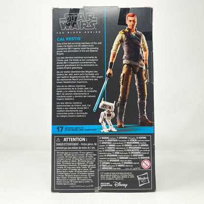 Vintage Hasbro Star Wars Black Series Sealed Figures Cal Kestis (Jedi: Survivor) GG 17 - Hasbro Black Series (2023)