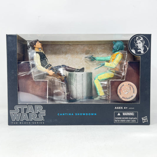 Vintage Hasbro Star Wars Black Series Sealed Figures Cantina Showdown (Han Solo & Greedo) - Hasbro Black Series (2014)