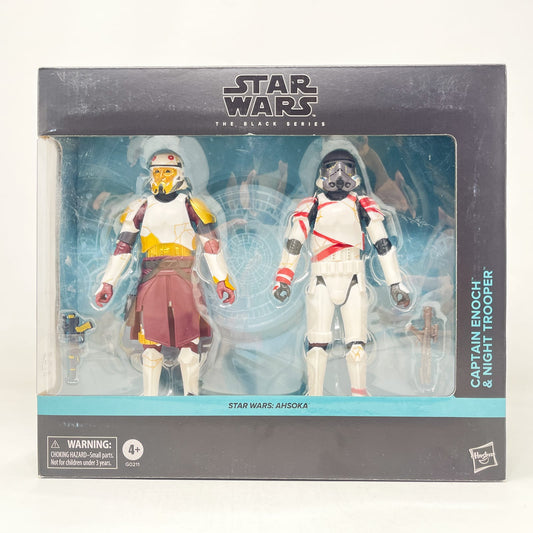 Vintage Hasbro Star Wars Black Series Sealed Figures Captain Enoch & Night Trooper (Deluxe) 2 Pack - Hasbro Black Series (2024)