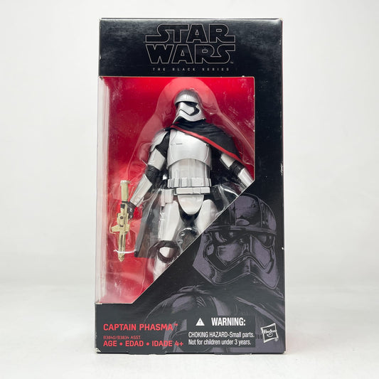 Vintage Hasbro Star Wars Black Series Sealed Figures Captain Phasma #06 - Hasbro Black Series (2015)