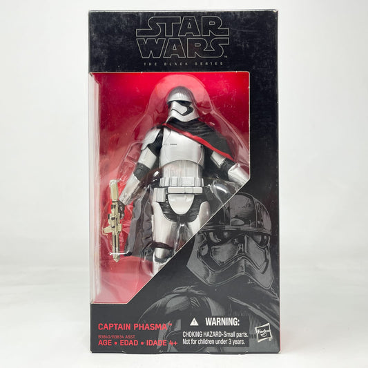 Vintage Hasbro Star Wars Black Series Sealed Figures Captain Phasma #06 - Hasbro Black Series (2015)
