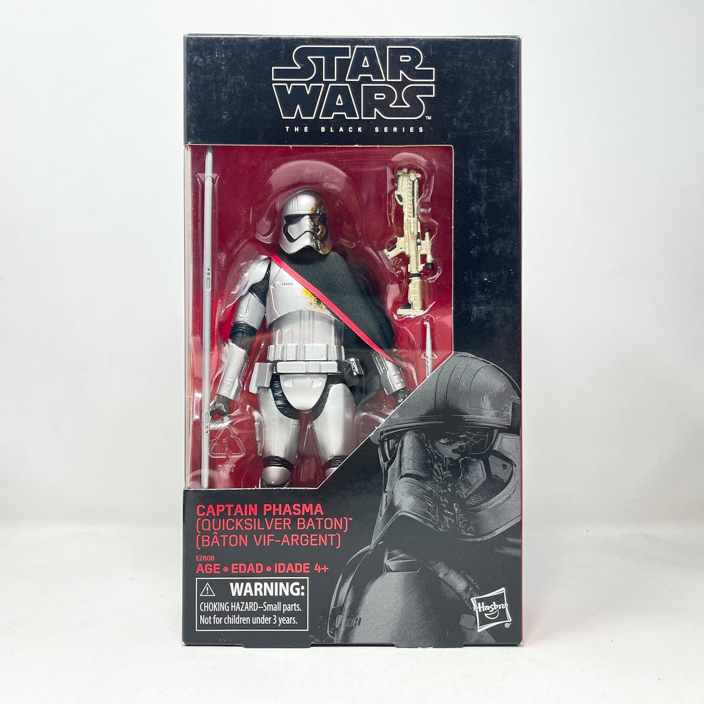 Vintage Hasbro Star Wars Black Series Sealed Figures Captain Phasma (Quicksilver Baton) - Black Series Hasbro Star Wars Action Figure