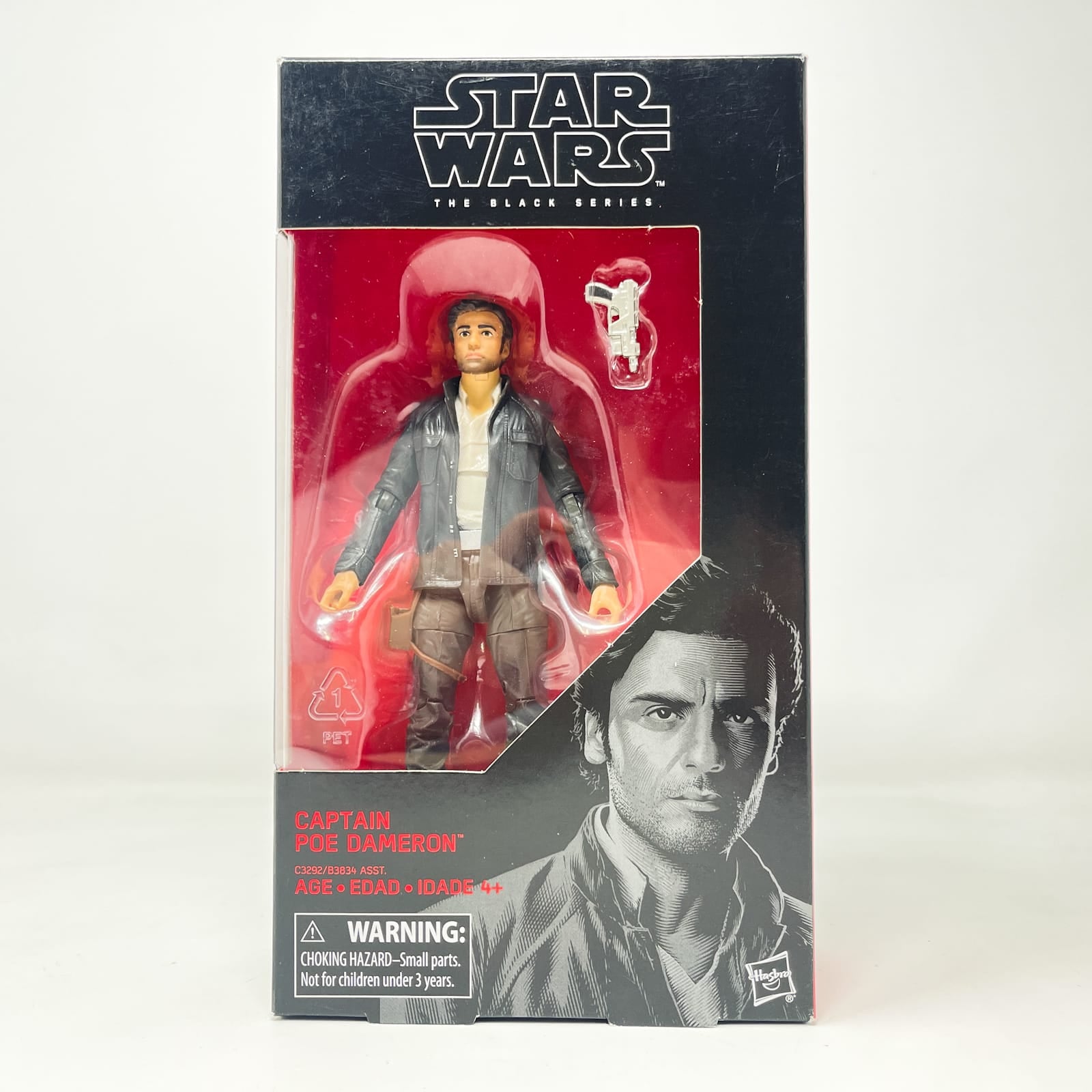 Vintage Hasbro Star Wars Black Series Sealed Figures Captain Poe Dameron (TLJ) #53 - Hasbro Black Series (2017)