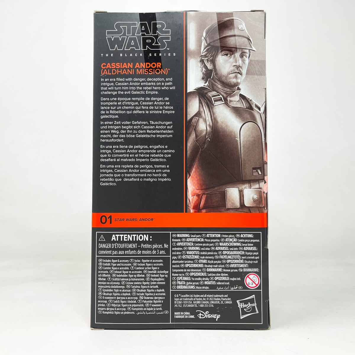 Vintage Hasbro Star Wars Black Series Sealed Figures Cassian Andor Aldhani Mission (Andor) AND 01 - Hasbro Black Series (2023)