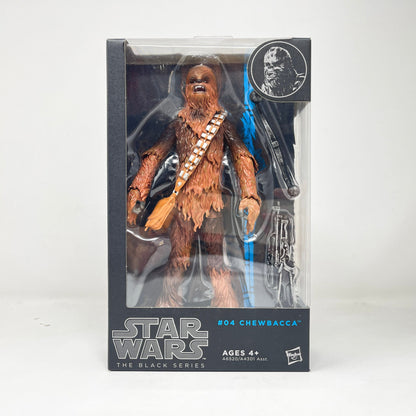 Vintage Hasbro Star Wars Black Series Sealed Figures Chewbacca #04 (2014) Blue Line - Black Series Hasbro Star Wars Action Figure
