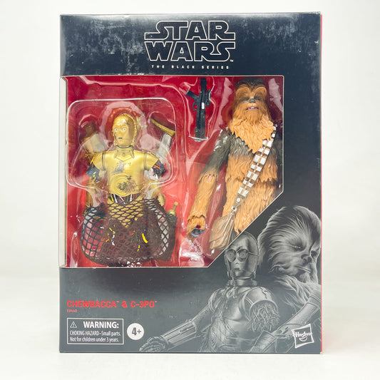 Vintage Hasbro Star Wars Black Series Sealed Figures Chewbacca & C-3PO Deluxe - Hasbro Black Series (2019)