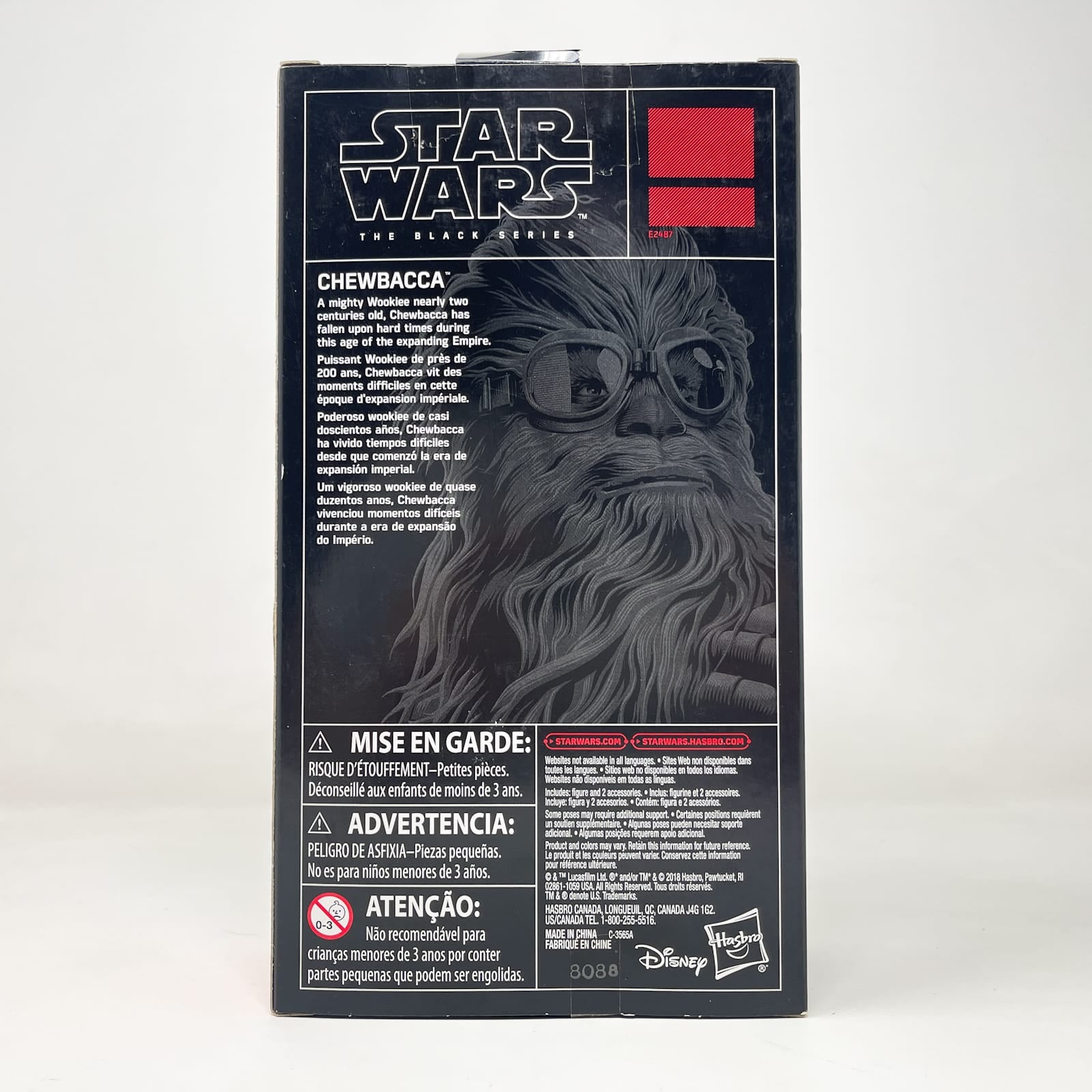 Vintage Hasbro Star Wars Black Series Sealed Figures Chewbacca (Goggles) - Hasbro Black Series (2018)
