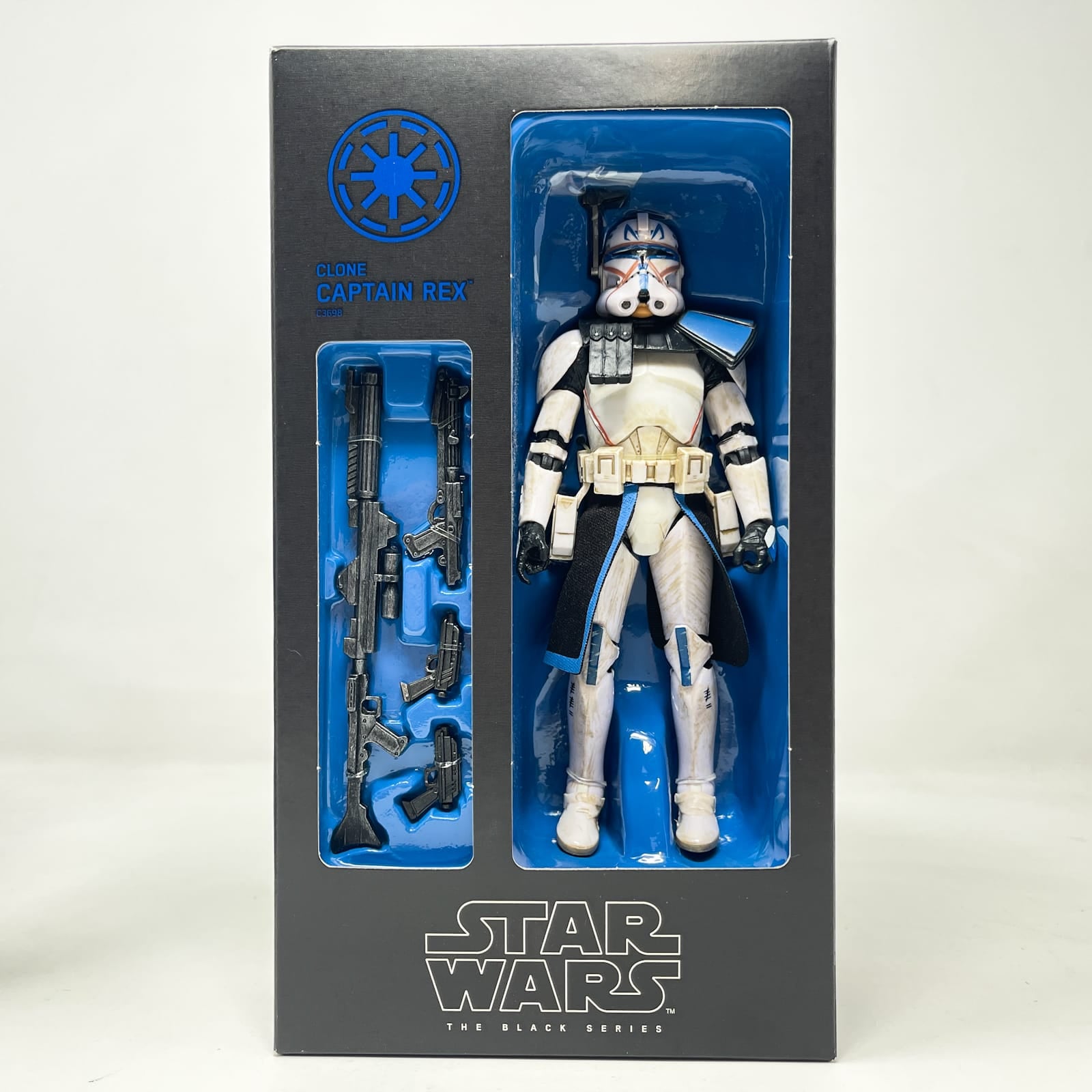 Vintage Hasbro Star Wars Black Series Sealed Figures Clone Captain Rex SDCC Package - Hasbro Black Series (2017)