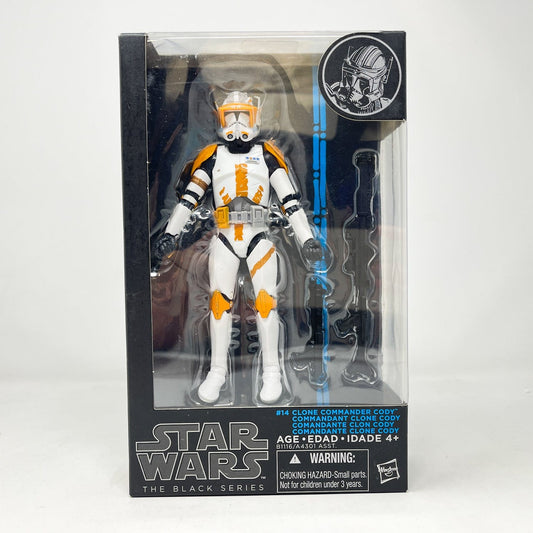 Vintage Hasbro Star Wars Black Series Sealed Figures Clone Commander Cody Blue #14 (2015) Blue Line - Black Series Hasbro Star Wars Action Figure