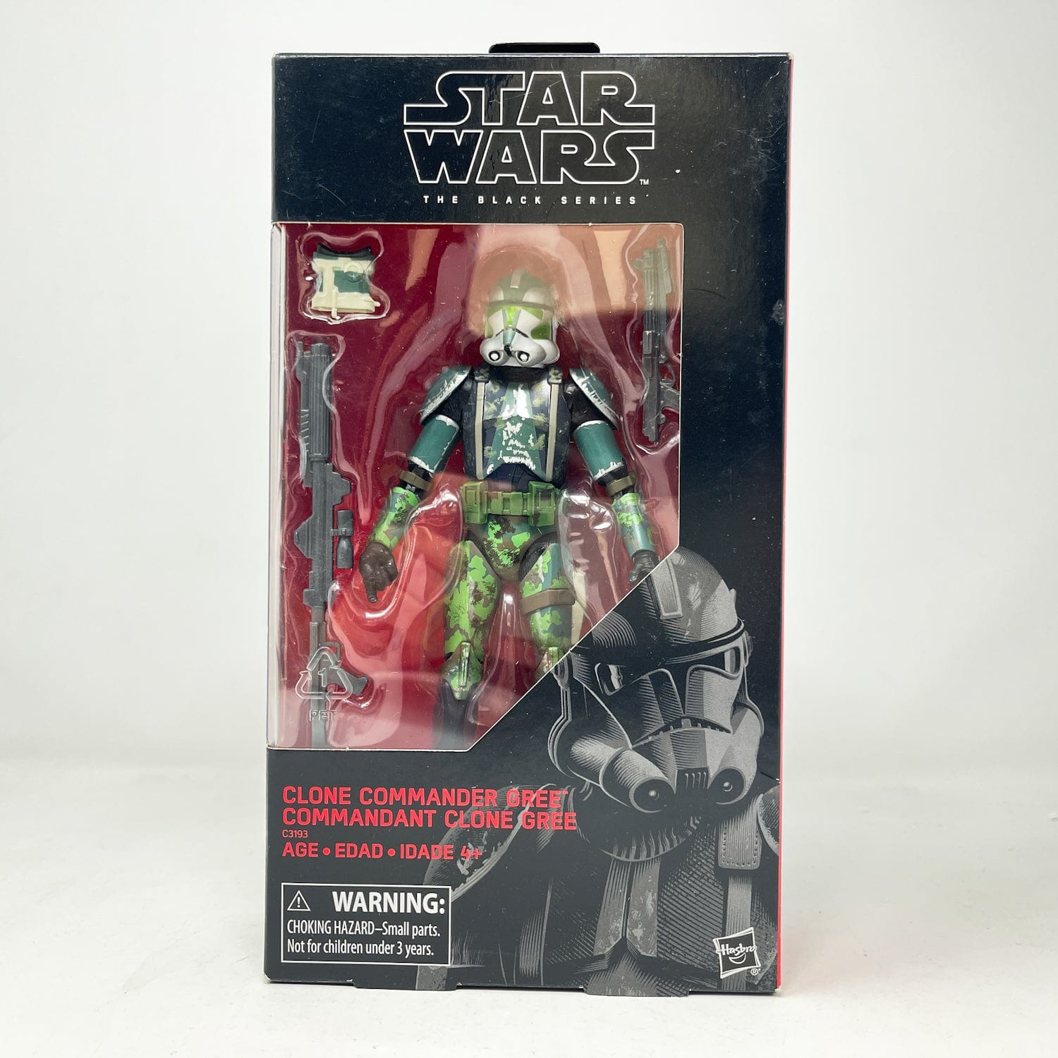 Vintage Hasbro Star Wars Black Series Sealed Figures Clone Commander Gree (TRU Exclusive) - Black Series Hasbro Star Wars Action Figure