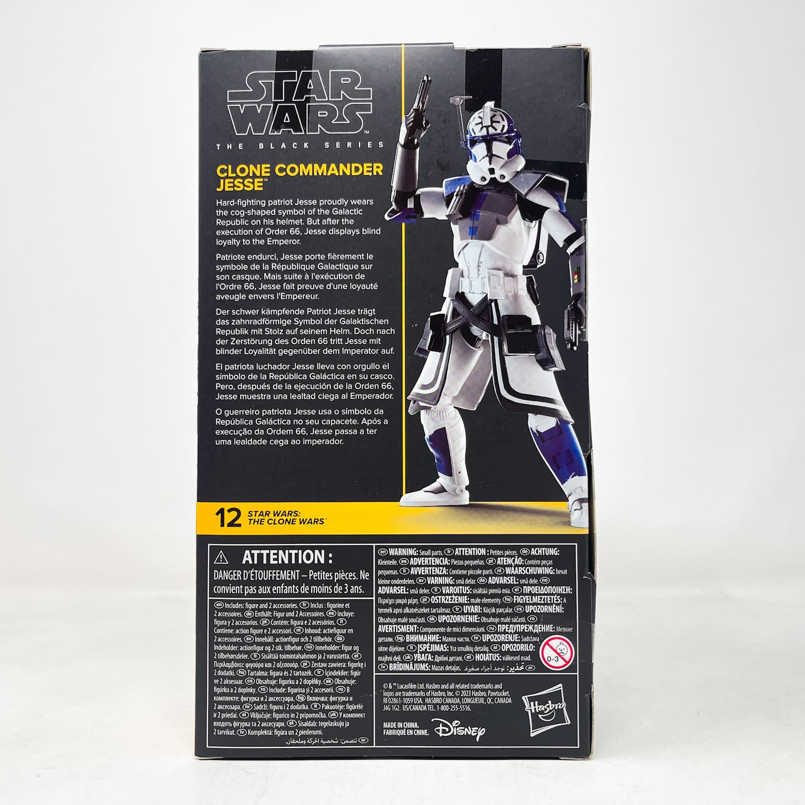Vintage Hasbro Star Wars Black Series Sealed Figures Clone Commander Jesse CW12 – Hasbro Black Series (2023)