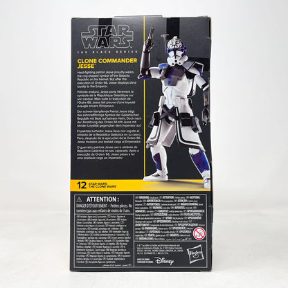Vintage Hasbro Star Wars Black Series Sealed Figures Clone Commander Jesse CW12 – Hasbro Black Series (2023)
