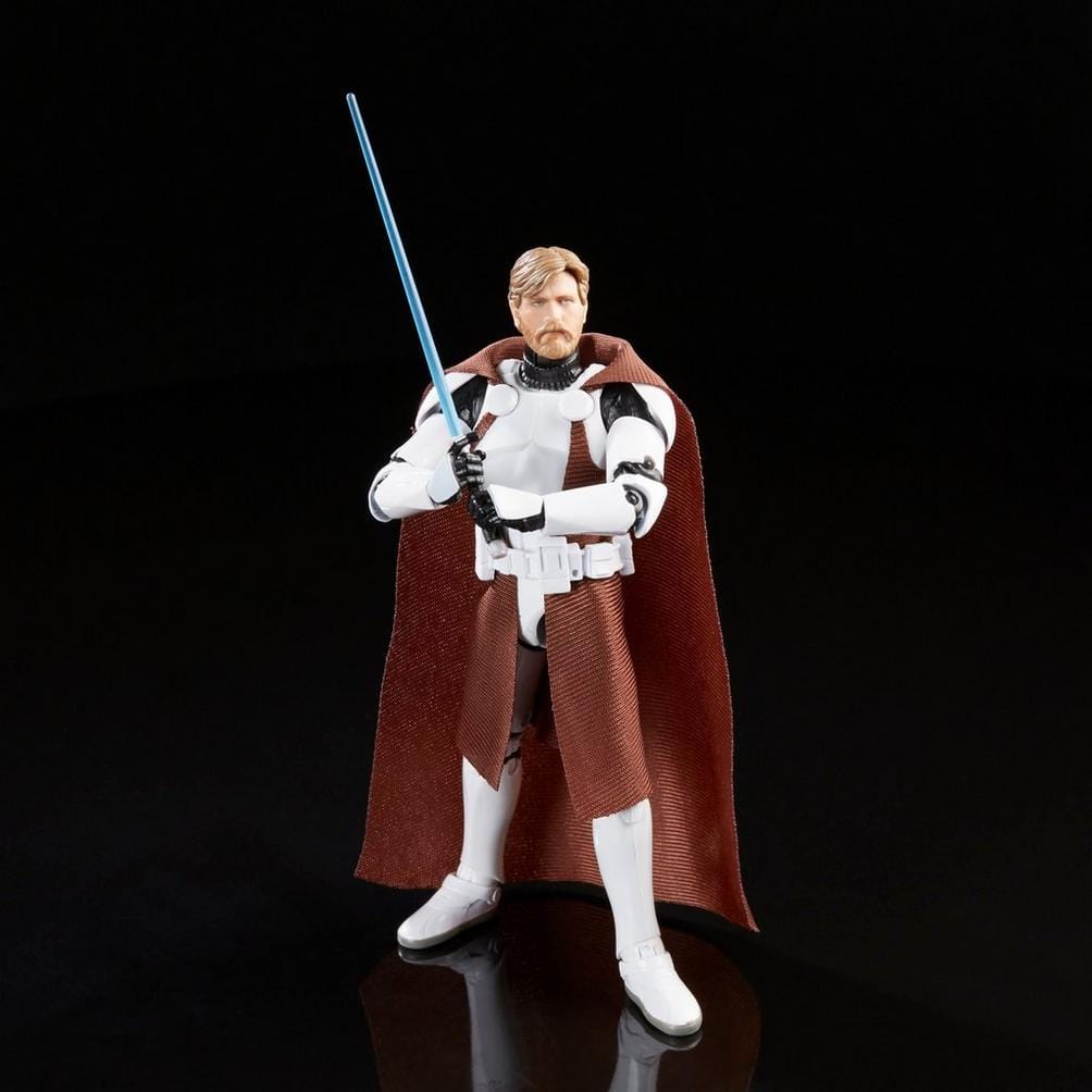 Vintage Hasbro Star Wars Black Series Sealed Figures Clone Commander Obi-Wan Kenobi - Clone Wars (2025) - Black Series Hasbro Star Wars Action Figure