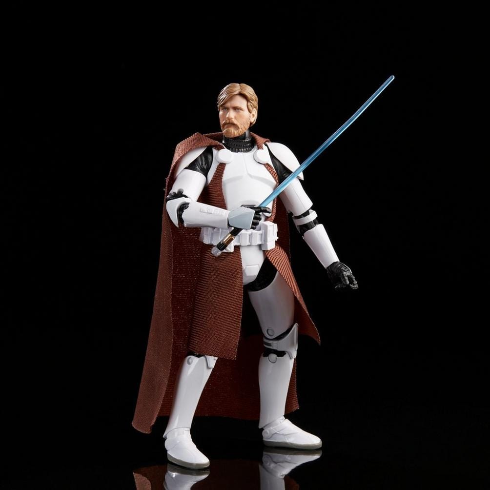 Vintage Hasbro Star Wars Black Series Sealed Figures Clone Commander Obi-Wan Kenobi - Clone Wars (2025) - Black Series Hasbro Star Wars Action Figure