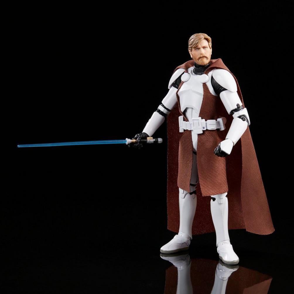 Vintage Hasbro Star Wars Black Series Sealed Figures Clone Commander Obi-Wan Kenobi - Clone Wars (2025) - Black Series Hasbro Star Wars Action Figure