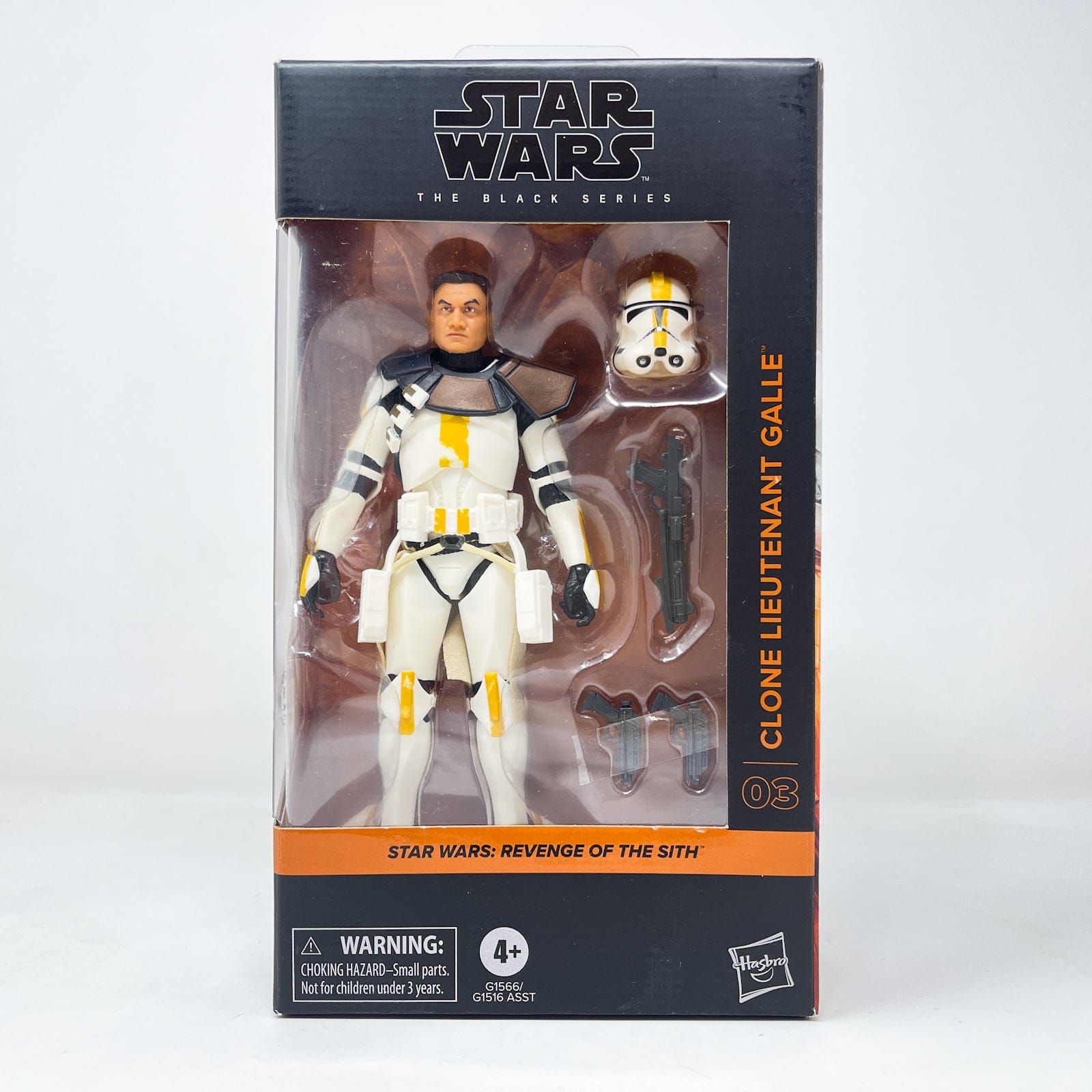 Vintage Hasbro Star Wars Black Series Sealed Figures Clone Lieutenant Galle ROTS #03 - Black Series Hasbro Star Wars