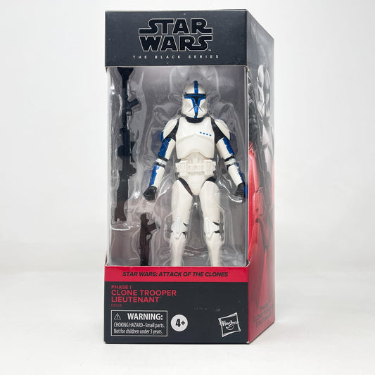 Vintage Hasbro Star Wars Black Series Sealed Figures Clone Trooper Lieutenant AOTC 01 - Hasbro Black Series (2020)