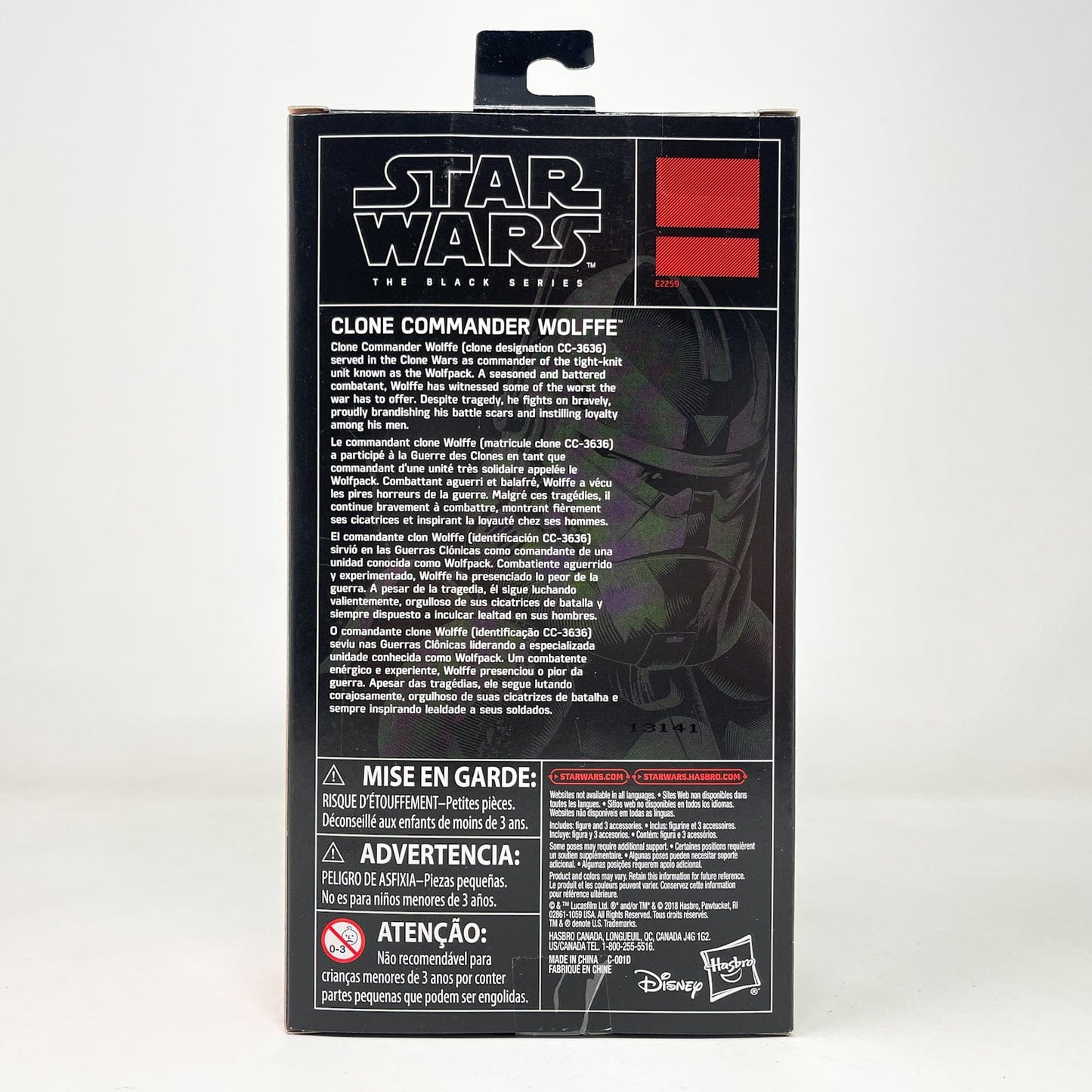 Vintage Hasbro Star Wars Black Series Sealed Figures Commander Wolffe - Hasbro Black Series (2018)