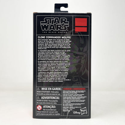 Vintage Hasbro Star Wars Black Series Sealed Figures Commander Wolffe - Hasbro Black Series (2018)