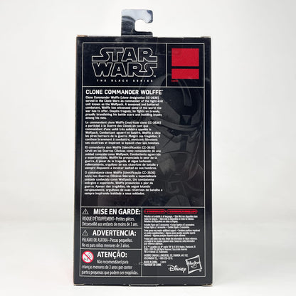 Vintage Hasbro Star Wars Black Series Sealed Figures Commander Wolffe - Hasbro Black Series (2018)