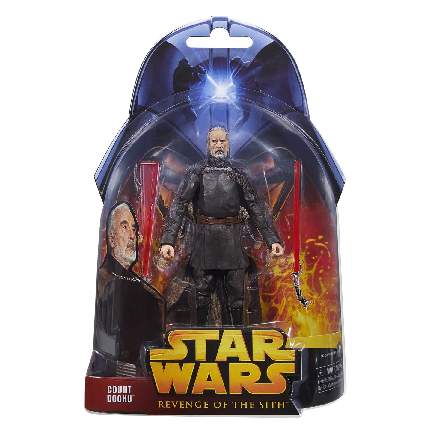 Vintage Hasbro Star Wars Black Series Sealed Figures Count Dooku (ROTS 20th Anniversary) - Black Series Hasbro Star Wars