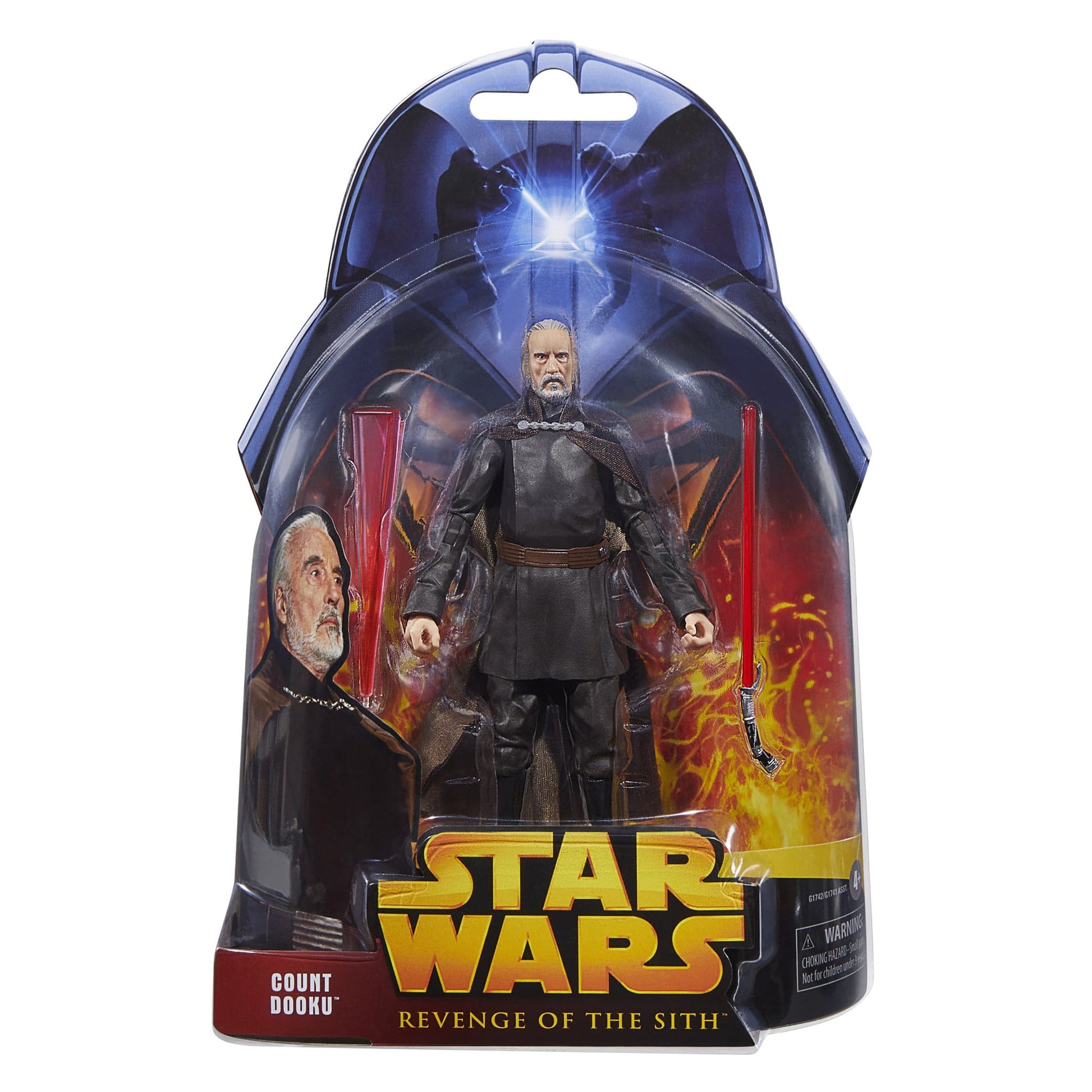 Vintage Hasbro Star Wars Black Series Sealed Figures Count Dooku (ROTS 20th Anniversary) - Black Series Hasbro Star Wars