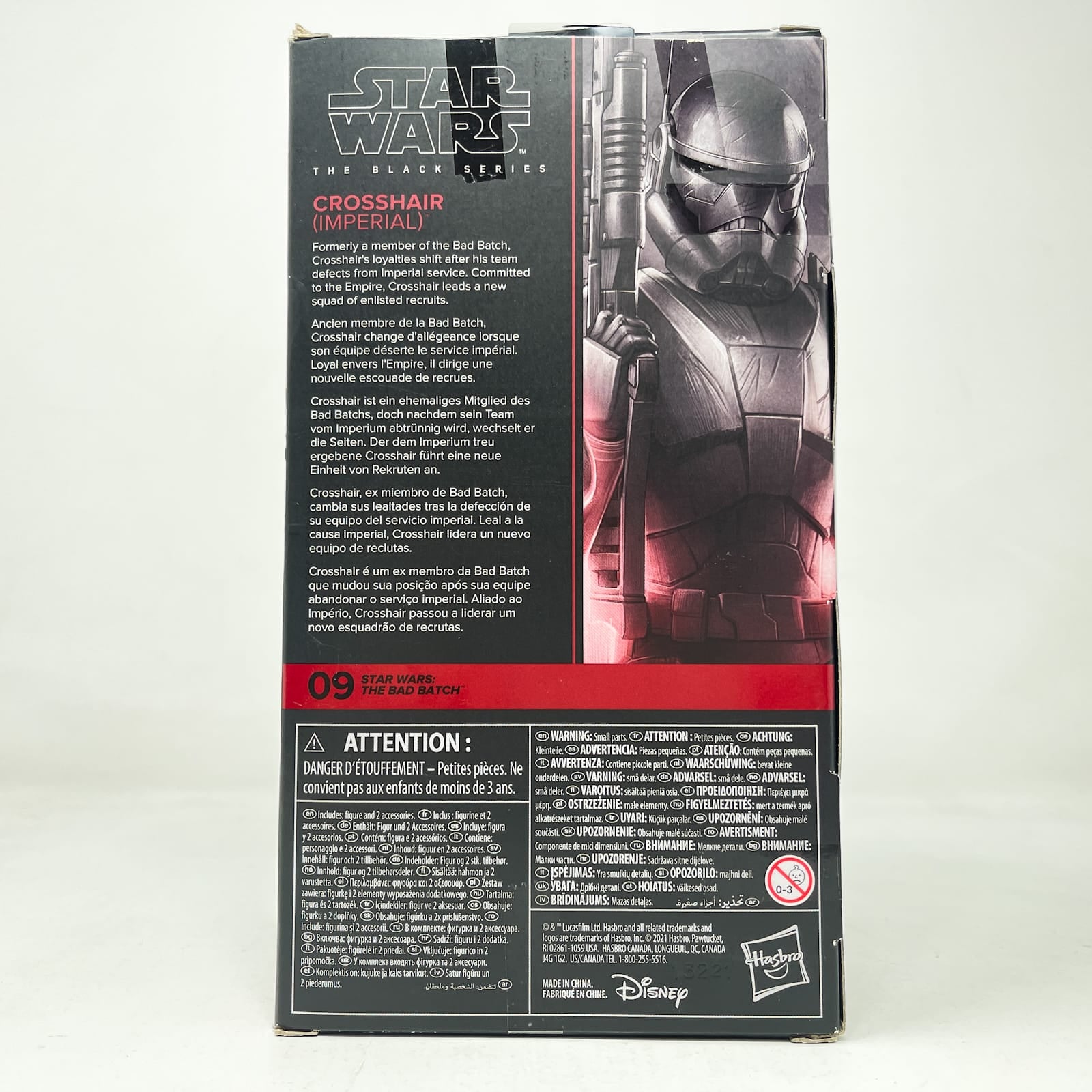 Vintage Hasbro Star Wars Black Series Sealed Figures Crosshair - Imperial (The Bad Batch) BB 09 - Hasbro Black Series (2021)