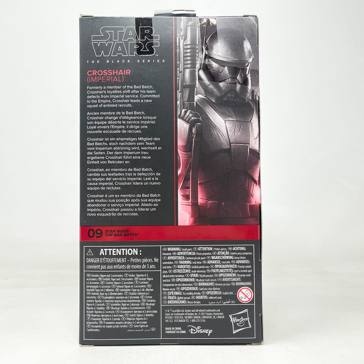 Vintage Hasbro Star Wars Black Series Sealed Figures Crosshair - Imperial (The Bad Batch) BB 09 - Hasbro Black Series (2021)