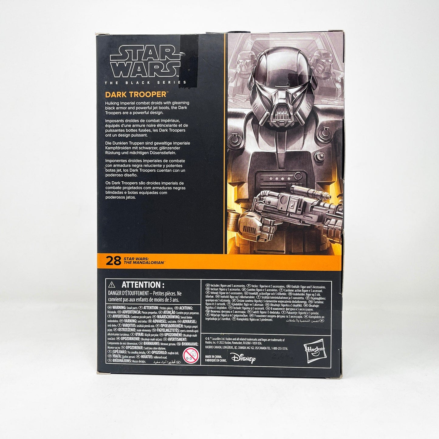 Vintage Hasbro Star Wars Black Series Sealed Figures Dark Trooper (Deluxe) MAN28 - Black Series Hasbro Star Wars Action Figure