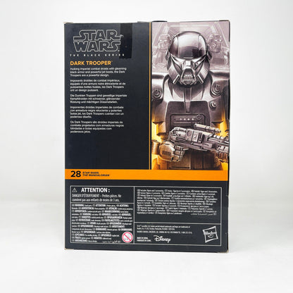 Vintage Hasbro Star Wars Black Series Sealed Figures Dark Trooper (Deluxe) MAN28 - Black Series Hasbro Star Wars Action Figure