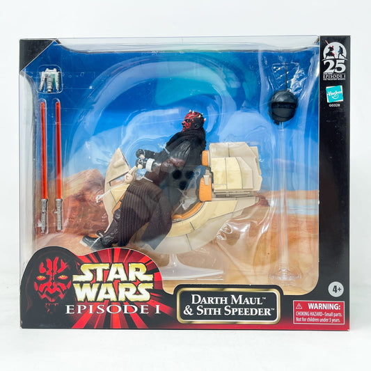 Vintage Hasbro Star Wars Black Series Sealed Figures Darth Maul & Sith Speeder (SDCC) TPM - Hasbro Black Series (2024)
