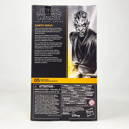 Vintage Hasbro Star Wars Black Series Sealed Figures Darth Maul TPM 05 - Hasbro Black Series (2024)