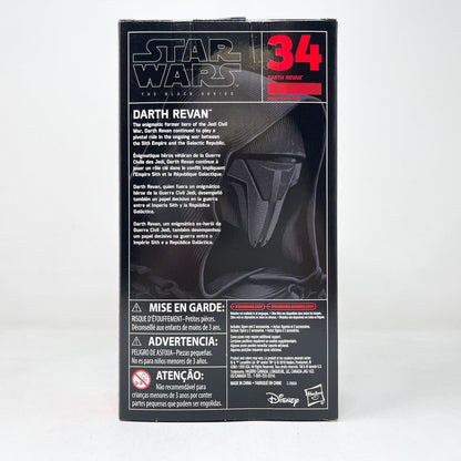 Vintage Hasbro Star Wars Black Series Sealed Figures Darth Revan #34 (2016) - Black Series Hasbro Star Wars Action Figure