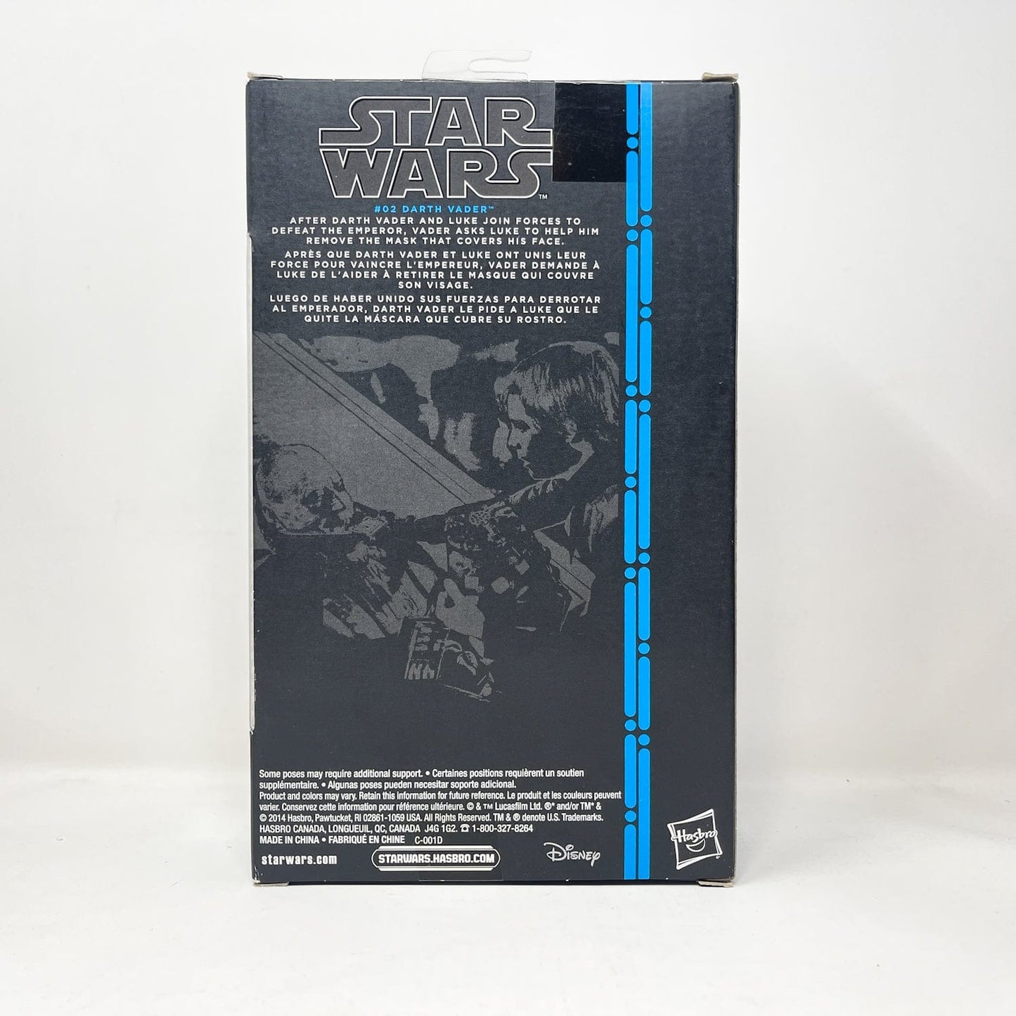 Vintage Hasbro Star Wars Black Series Sealed Figures Darth Vader #02 (2014) Blue Line - Black Series Hasbro Star Wars Action Figure