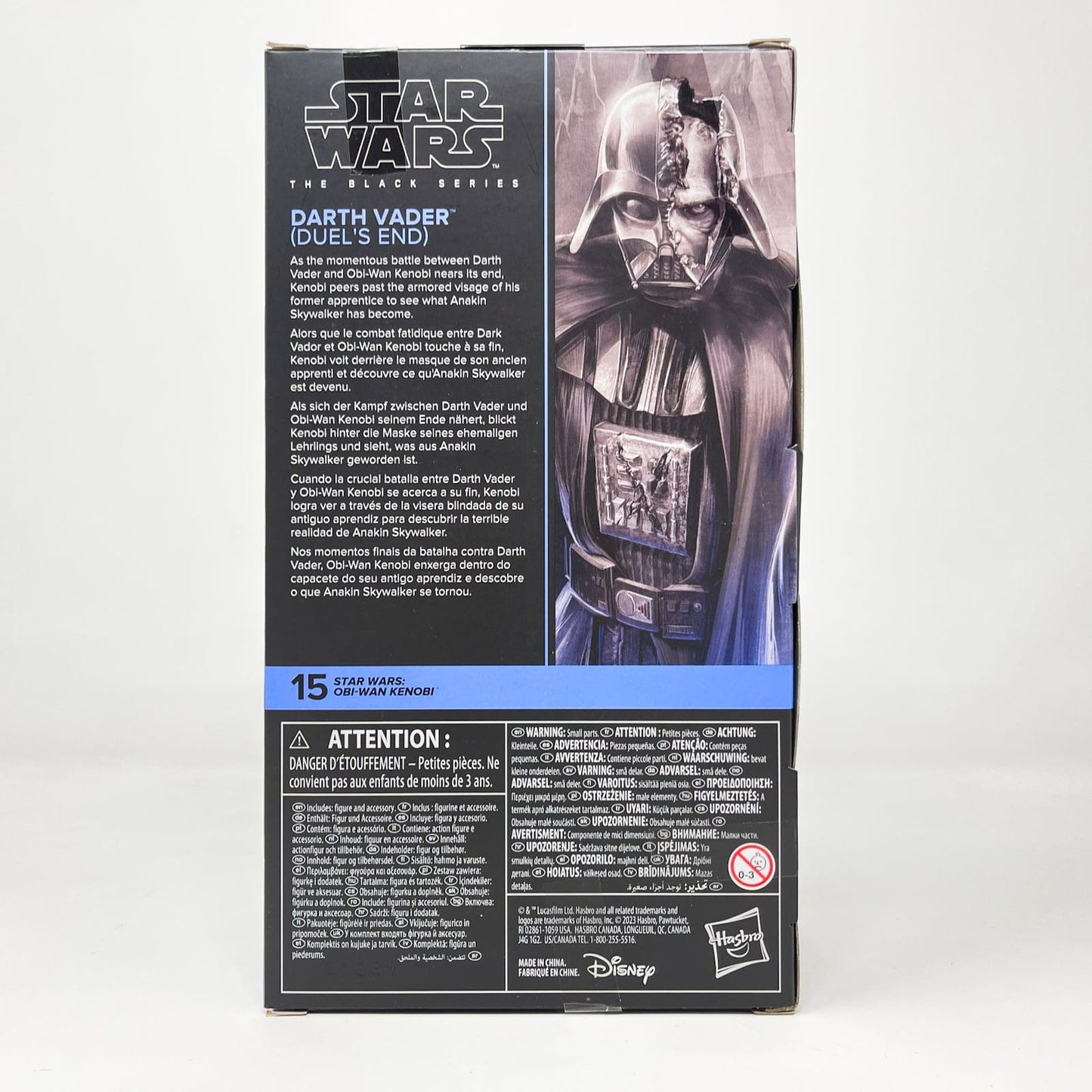 Vintage Hasbro Star Wars Black Series Sealed Figures Darth Vader (Duel's End) OBI #15 - Hasbro Black Series (2023)