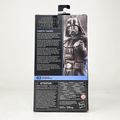 Vintage Hasbro Star Wars Black Series Sealed Figures Darth Vader OBI #02 - Hasbro Black Series (2022)